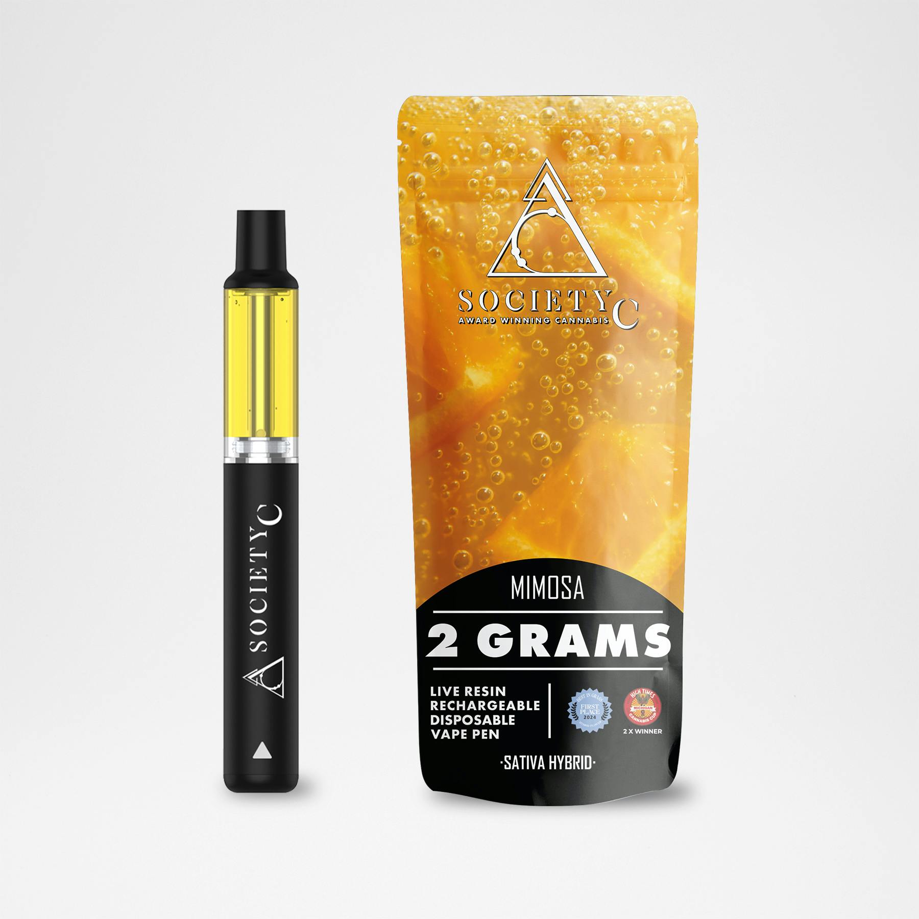 SOCIETY C Grand Daddy Purp | Live Resin Disposable Vape - 2g for