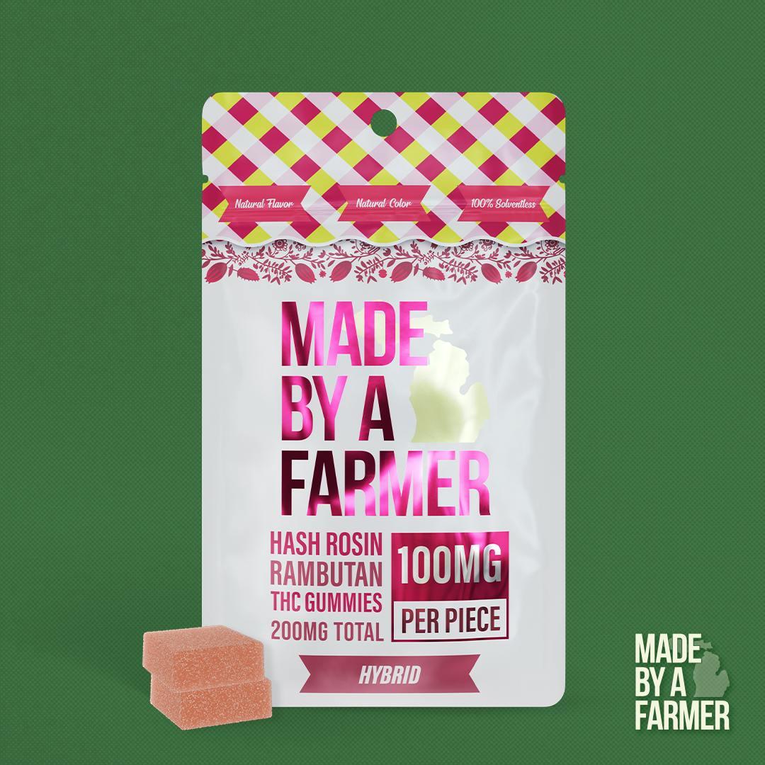MADE BY A FARMER Grape 1:1 THC:CBN | Gummies - 200mg for Sale in