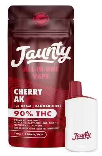 jaunty vape battery JAUNTY | CHERRY AK AIO | 1.5g - 1.5g | Jaunty Vaporizers