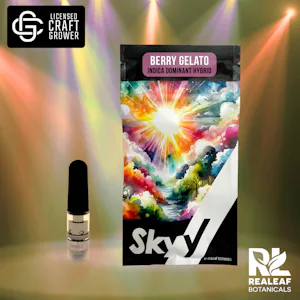 Skyy Strawberry Fields Cartridge 1g - 1g (Sativa) Vapes by Skyy | AuraLight Dispensary Skyy Strawberry Fields Cartridge 1g - 1g (Sativa) Vapes by Skyy | AuraLight Dispensary