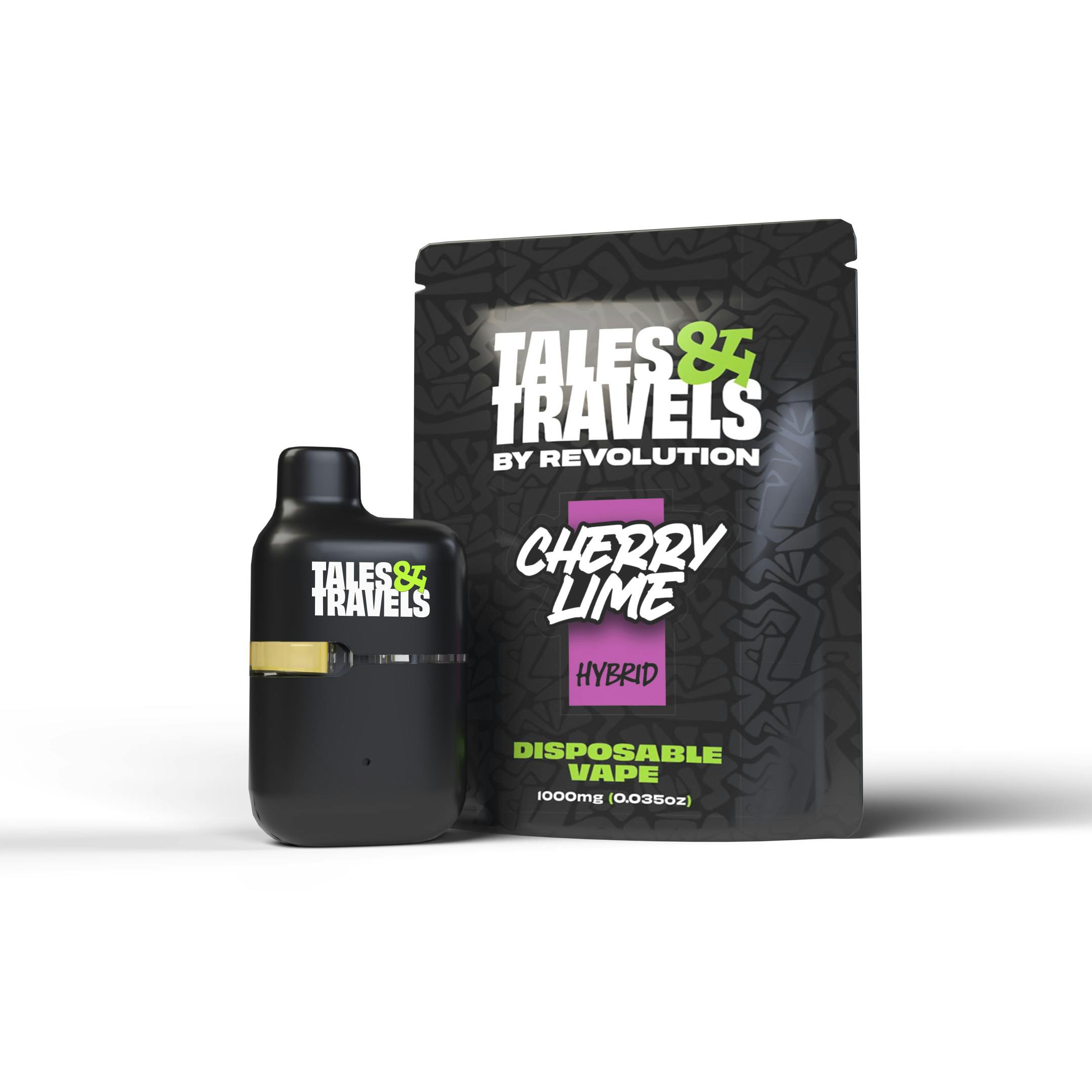 Tales & Travels Cherry Lime Disposable 1g - 1g (Hybrid) Vapes by