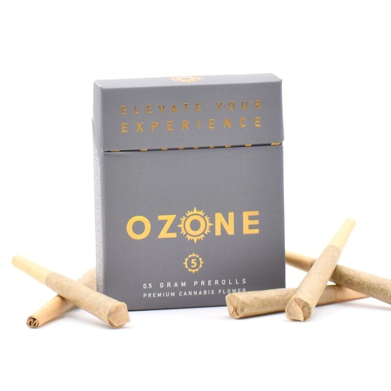 Shop medical Banana Daddy 5 Pack 2.5g Pre Rolls by Ozone