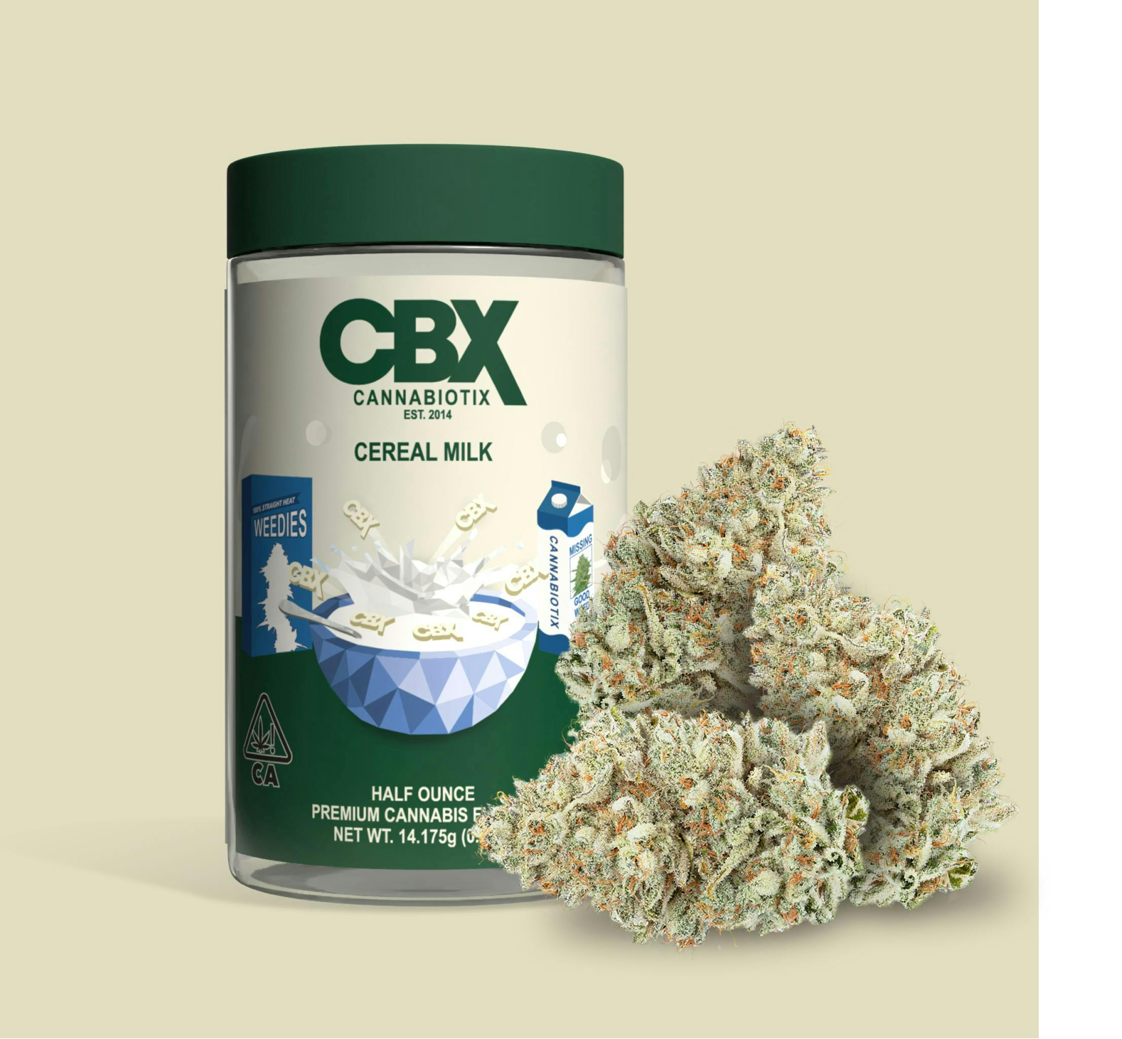 CBNリキッド cereal milk 1ml×3 Cannabiotix / CBX - Cereal Milk - Hybrid - 3.5g | HERB