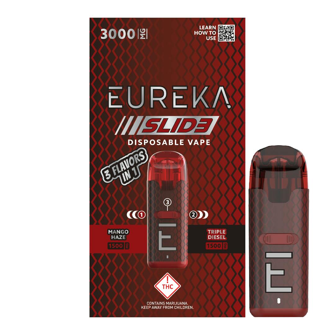Eureka | AIO Slide Vape | Lemonatti (S) x Blueberry Breath (I) | Hybrid |  3-in-1 | 3g - 3g | Vapes & Carts | Eureka | Long Island Cannabis Club (Rec) 