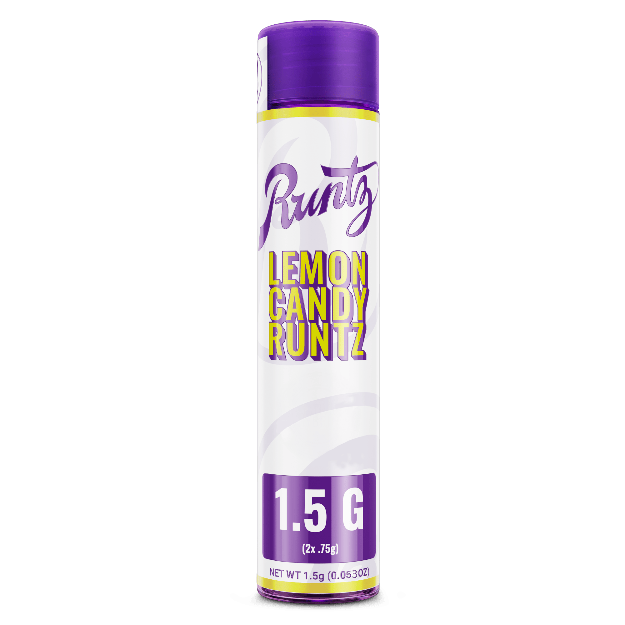 Runtz | .75g Prerolls | Lemon Candy Runtz | Sativa Hybrid | 2pk