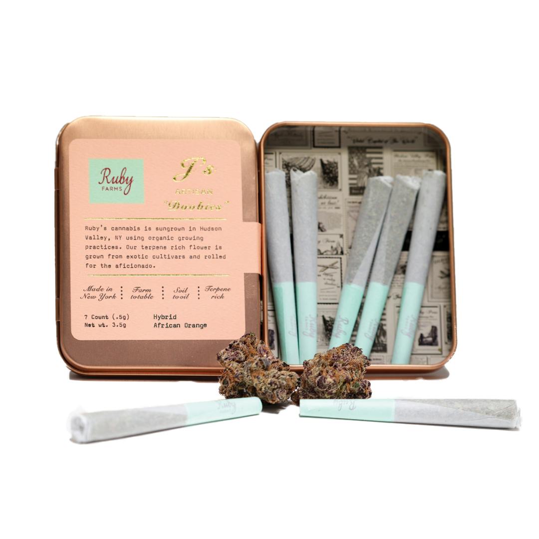 Ruby Farms | African Orange 'Doobies' | Pre-Roll 7pk - 3.5g | Pre