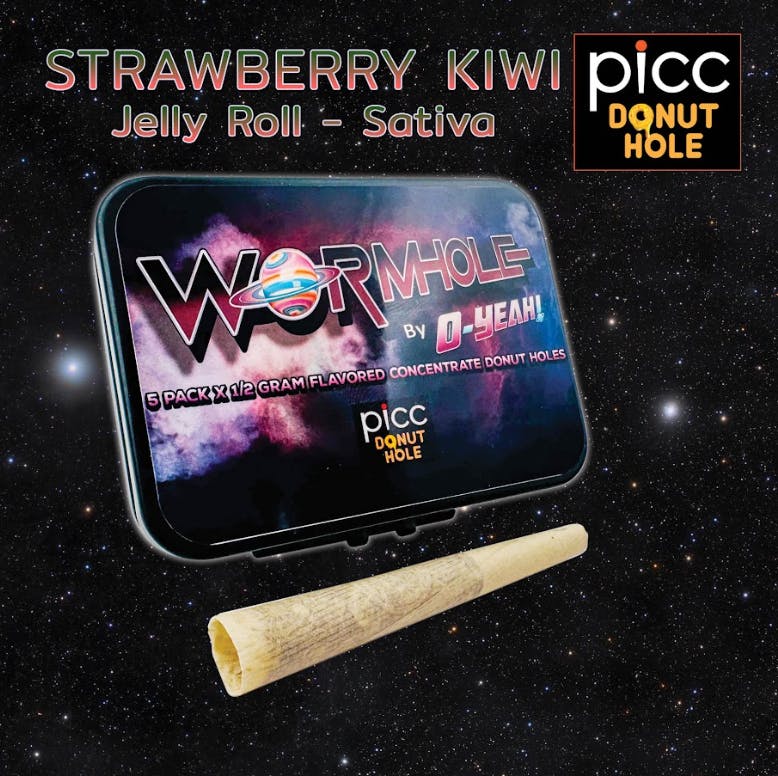 PICC O-YEAH! | Strawberry Kiwi Jelly Roll | Infused Pre-Roll 5pk