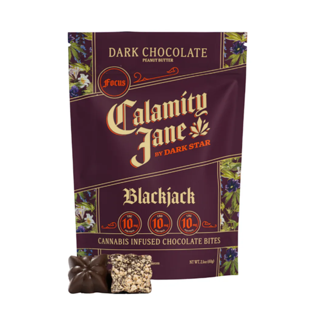 Dark StarDark Star | Blackjack Peanut Butter Calamity Jane | Dark Chocolate 100mg