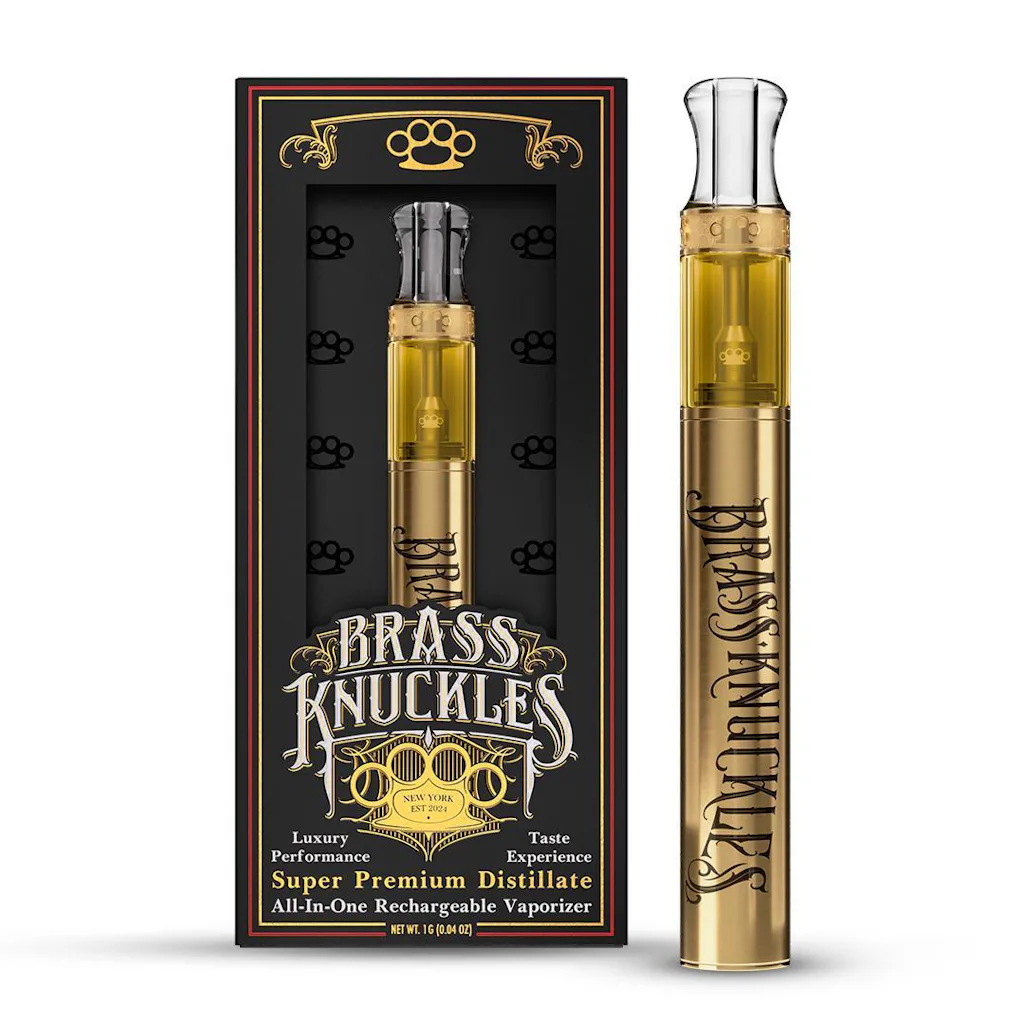 Brass KnucklesBrass Knuckles | Strawberry Cough | AIO Vape