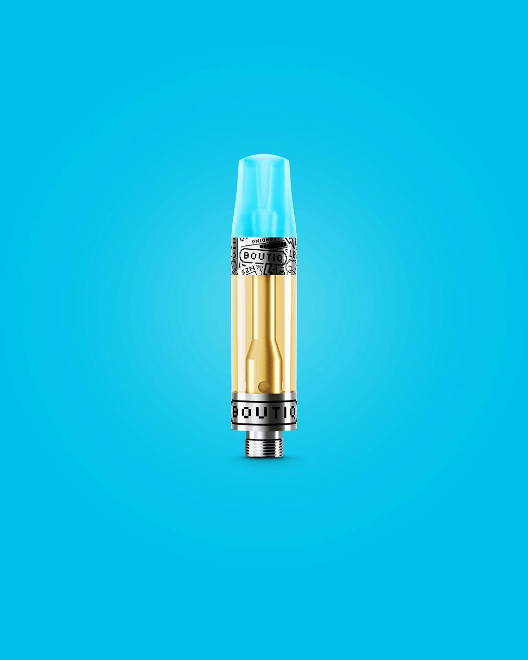 vape 510 cartridge 0.5mL 510 Push Top Black Tip Vape Cartridge main image 1