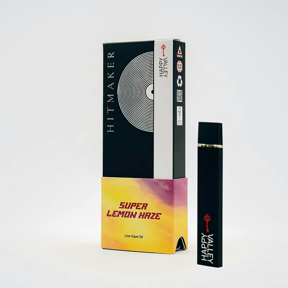 Super Lemon Haze - Hitmaker Disposable Vape - 0.5g