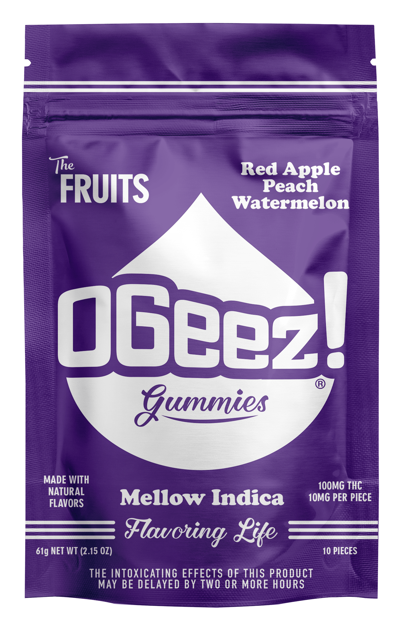 The Fruits Mellow Indica | 10pk | 100mg - 100mg | Edibles | OGeez