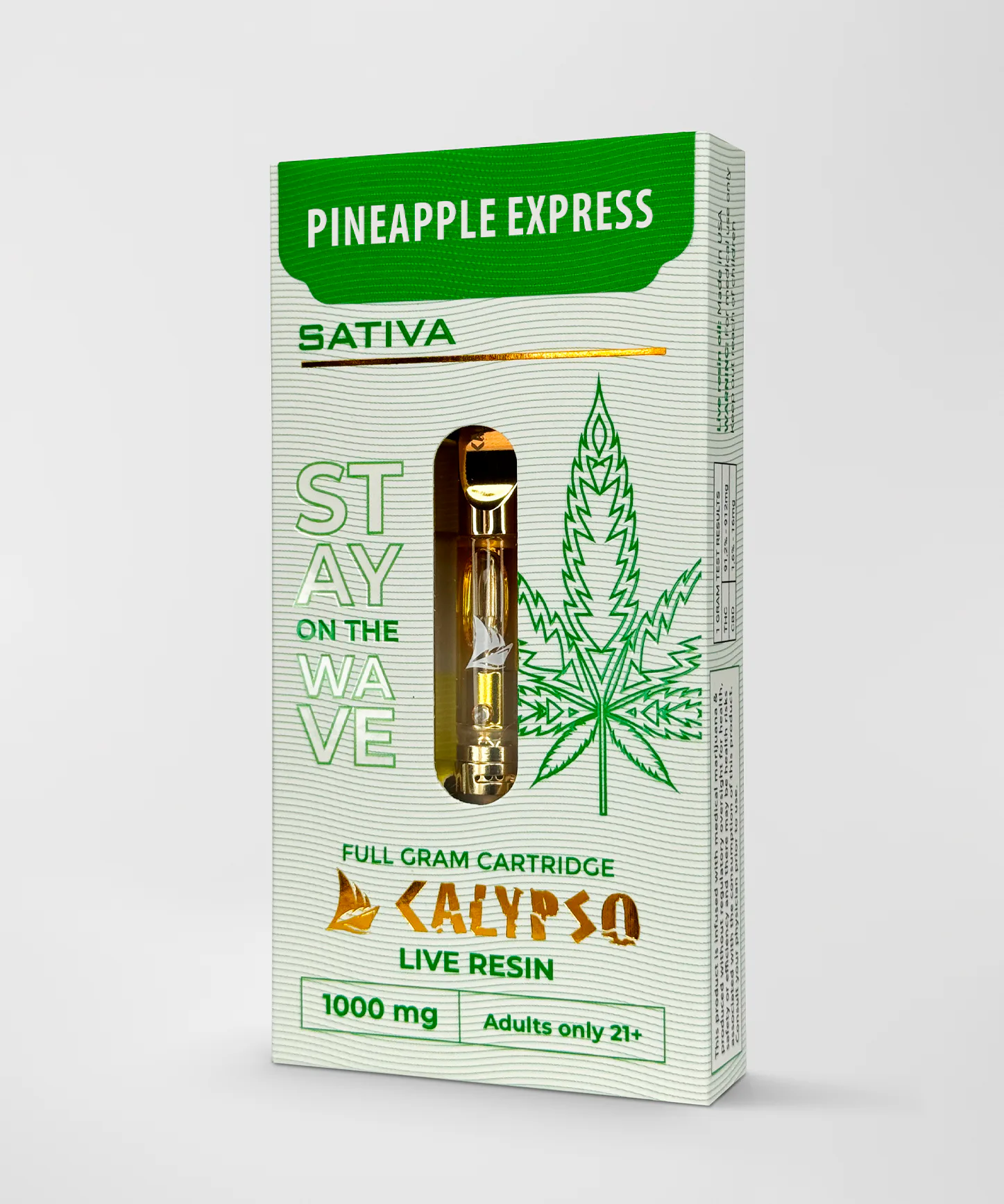 Calypso | Pineapple Express | Oil Cartridge | 1g - 1g | Vapes | Calypso | All Good Dispensary (Rec) | 3405 Avenue H Brooklyn, NY 11210 Calypso | Pineapple Express | Oil Cartridge | 1g - 1g | Vapes | Calypso | All Good Dispensary (Rec) | 3405 Avenue H Brooklyn, NY 11210