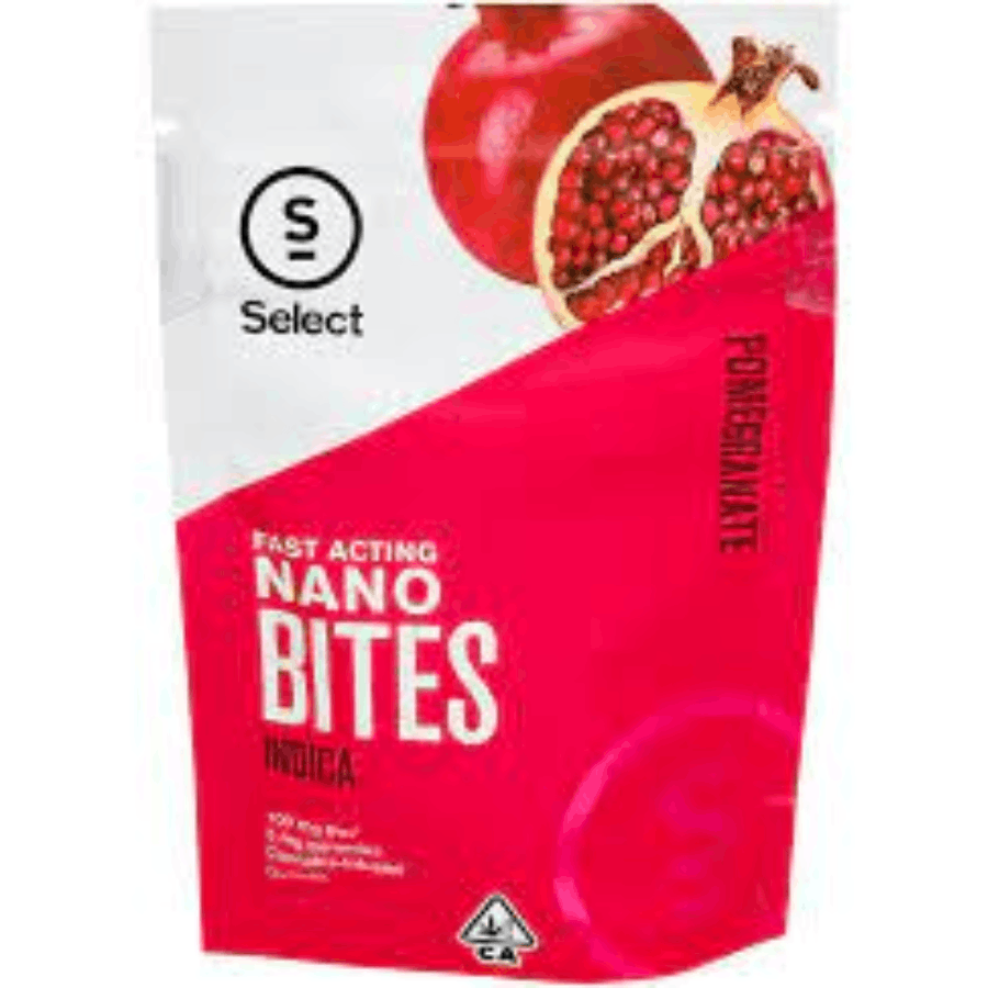 Pomegranate Fast Acting Nano Bite Gummies 109.31mg Edibles Select