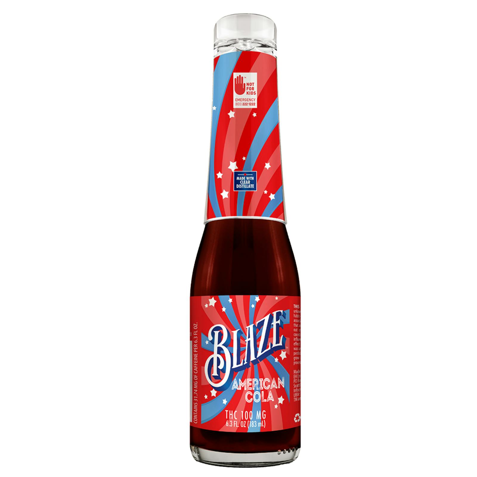 1:1 Blaze Sodas American Cola - 200mg
