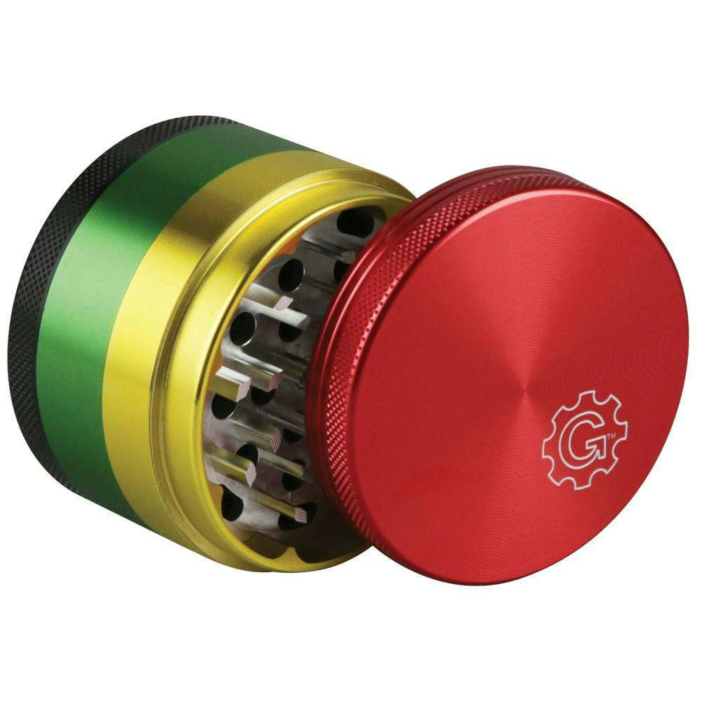 2.5 “ Grindhouse 4pc Grinder Solid Top Grinder - Rasta