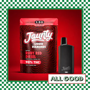 Jaunty | Blackberry Kush | AIO Vape | Indica | 1.5g - 1.5g | Vapes | Jaunty | All Good Dispensary (Rec) | 3405 Avenue H Brooklyn, NY 11210 Jaunty | Blackberry Kush | AIO Vape | Indica | 1.5g - 1.5g | Vapes | Jaunty | All Good Dispensary (Rec) | 3405 Avenue H Brooklyn, NY 11210