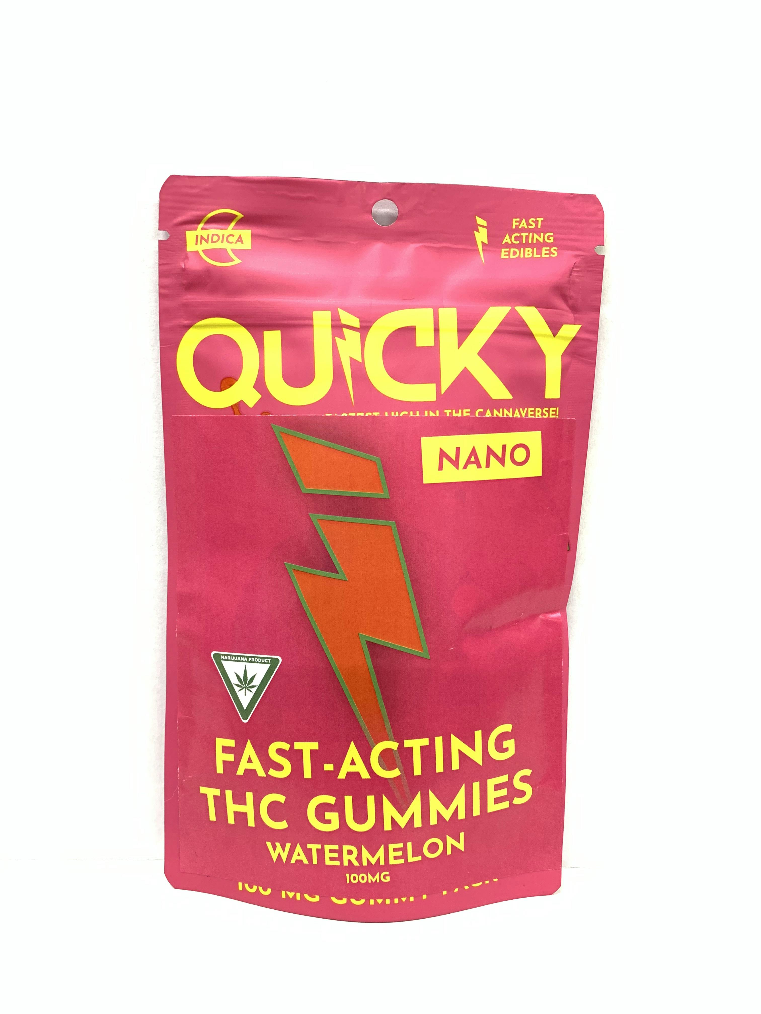Shop Watermelon Gummies 10 Pack 2.8125g Edibles by Quicky Grand
