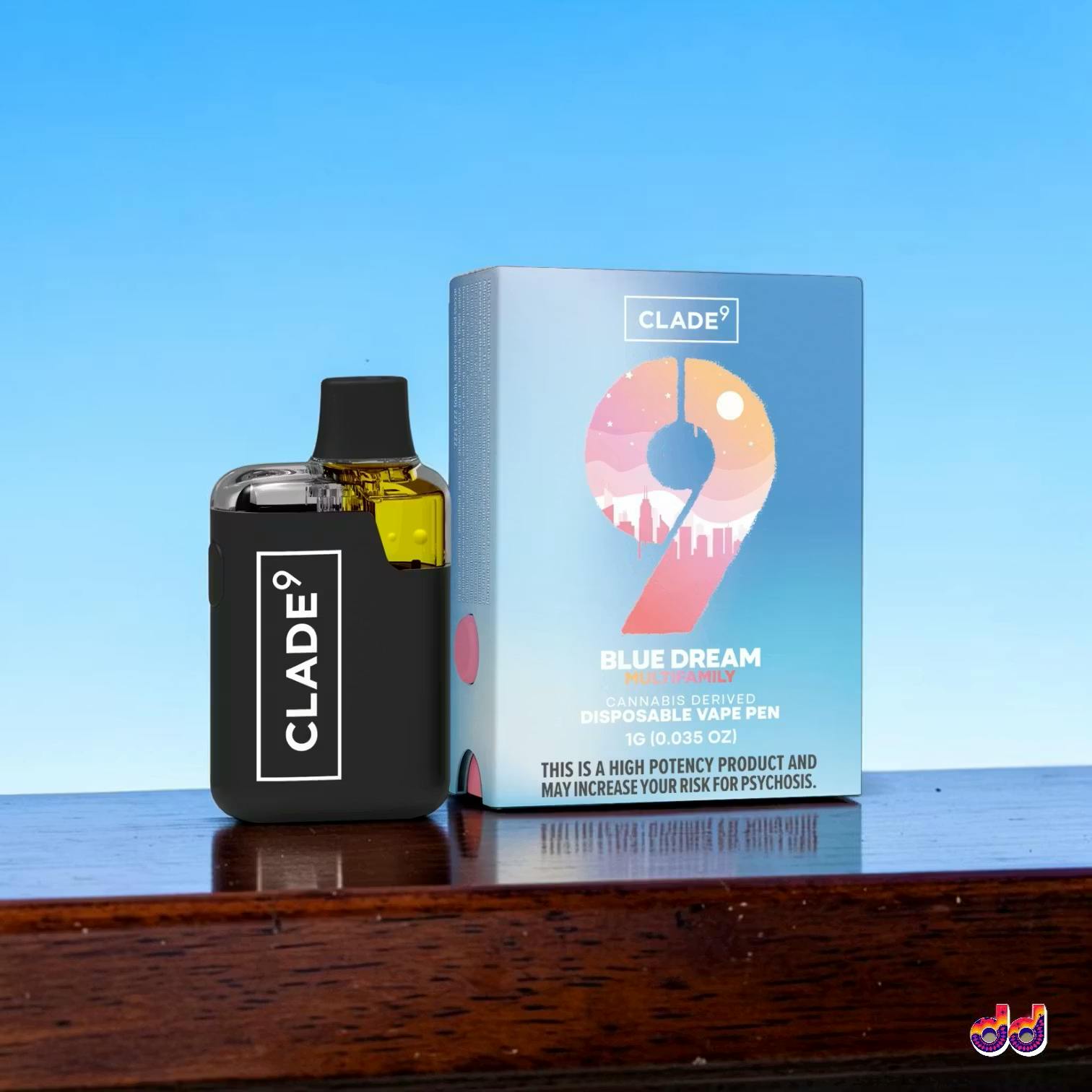 CLADE9 || BLUE DREAM | 1G AIO - 1g | CLADE9 Vaporizers | Freehold