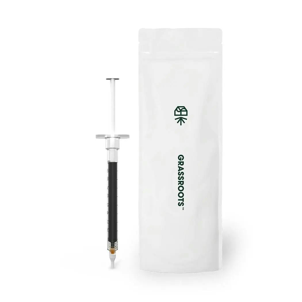 Kush Mints | Grassroots | RSO Syringe 1g - 1g | Concentrates