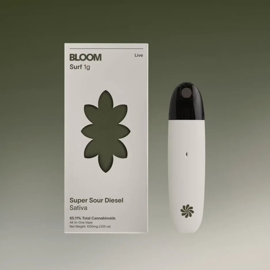Super Sour Diesel | Bloom Live Surf | 1g Disposable - 1g | Vaporizers | Bloom | Jersey Roots Dispensary (Rec) | 1433 Union Valley Road West Milford, NJ 07480 Super Sour Diesel | Bloom Live Surf | 1g Disposable - 1g | Vaporizers | Bloom | Jersey Roots Dispensary (Rec) | 1433 Union Valley Road West Milford, NJ 07480