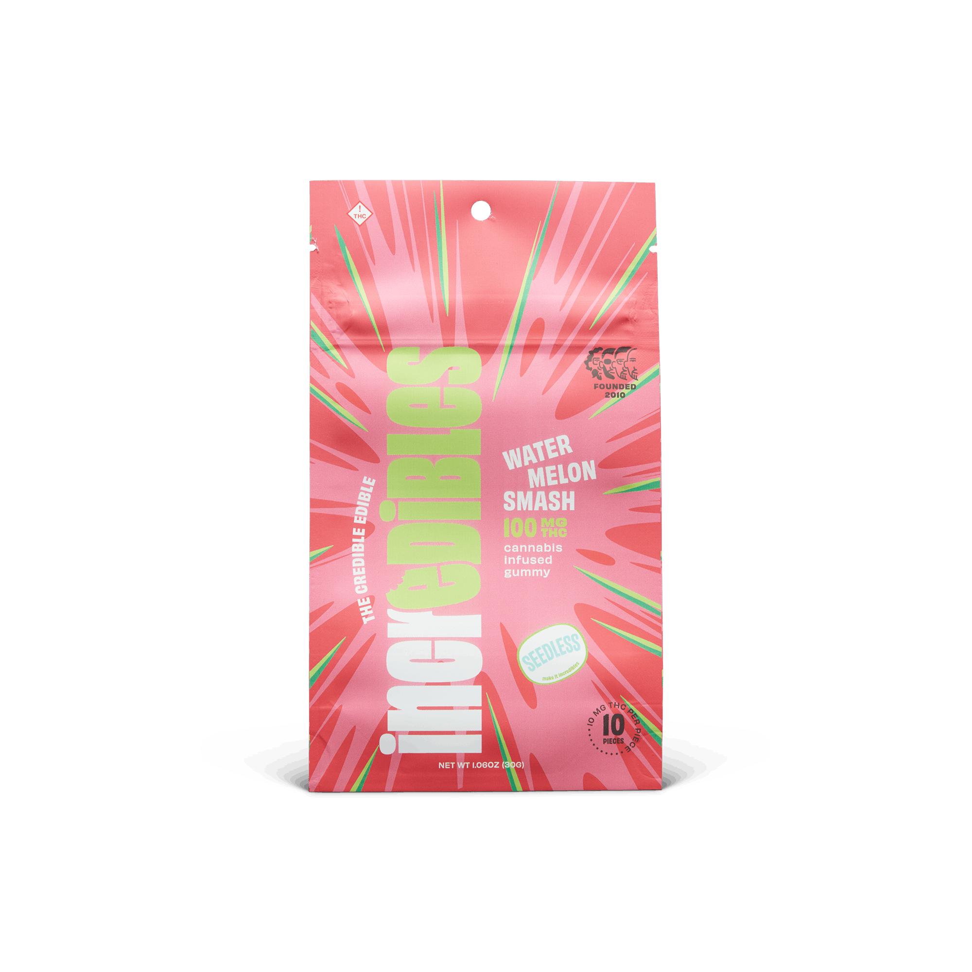 Watermelon Smash Bites 100mg 100mg Edibles Incredibles Woodbury