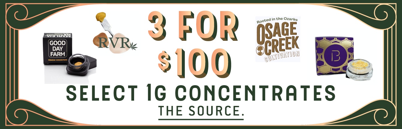 3 for $100 Select Concentrates