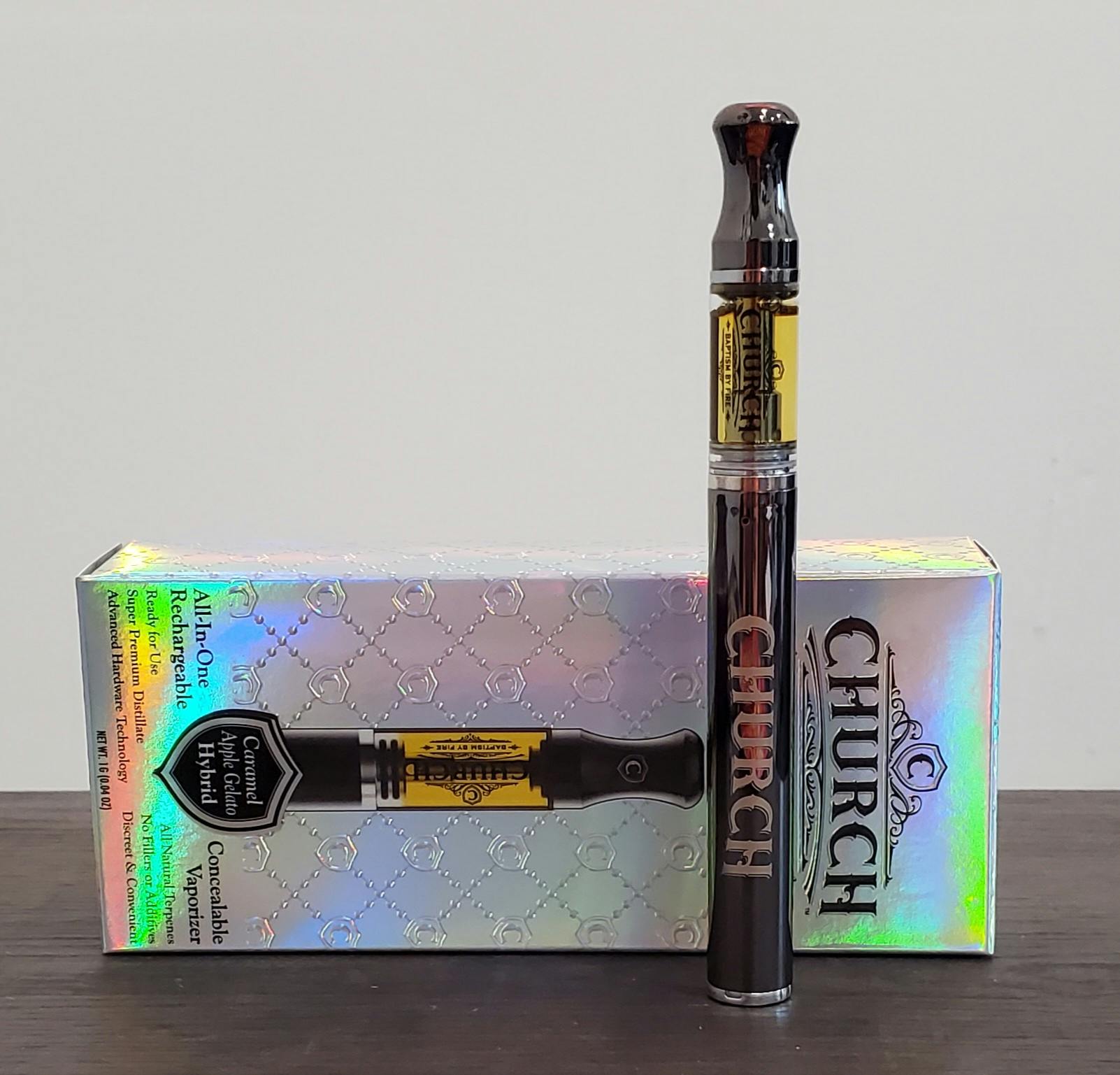 Shop Church Cannabis Caramel Apple Gelato AllinOne Disposable Vape