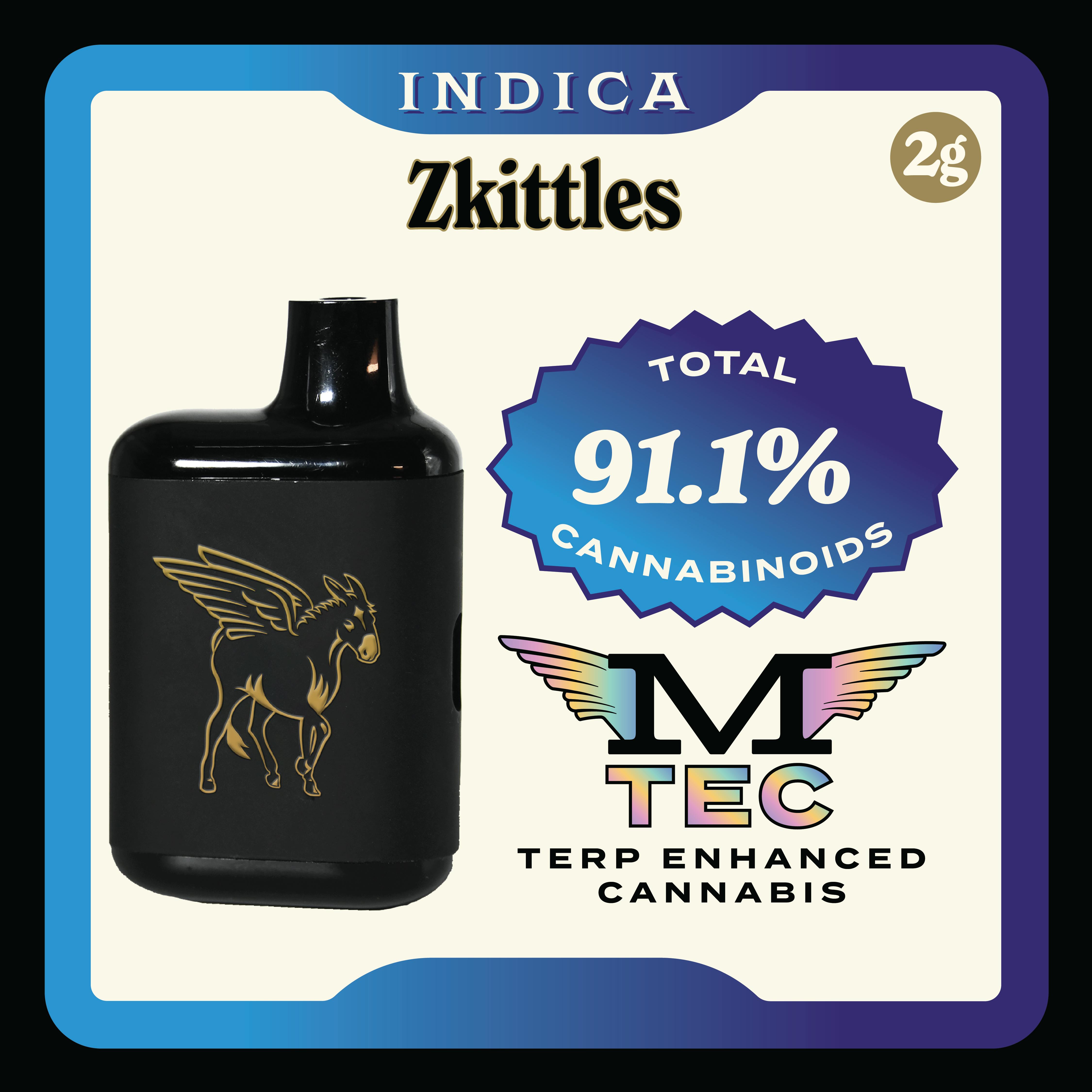Green Crack - 2g MTEC Dank Tank Disposable - 2g | Vaporizers