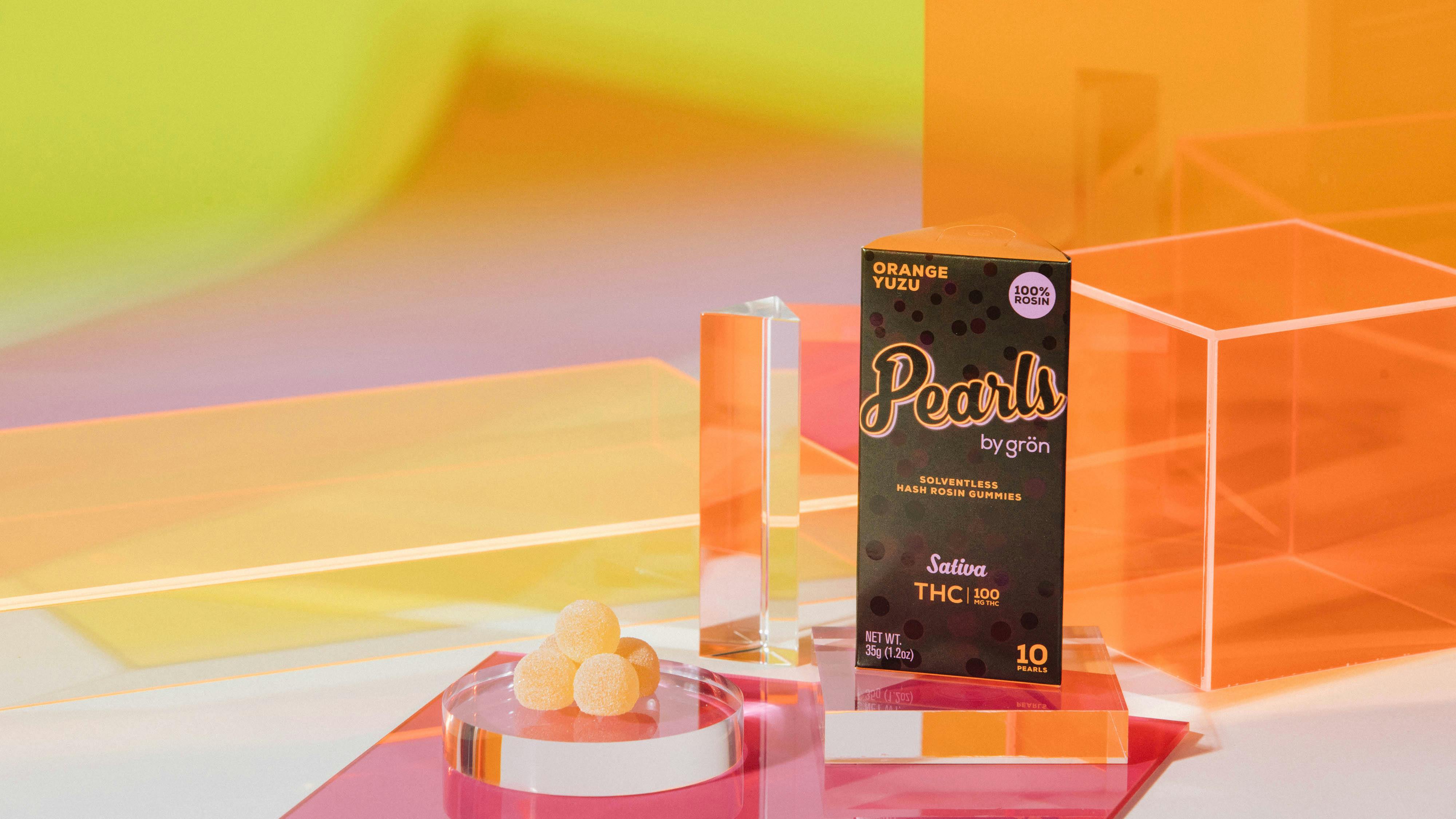 Orange Yuzu Rosin Pearls - 100mg | Edibles | Grön | SoulFlora (Rec
