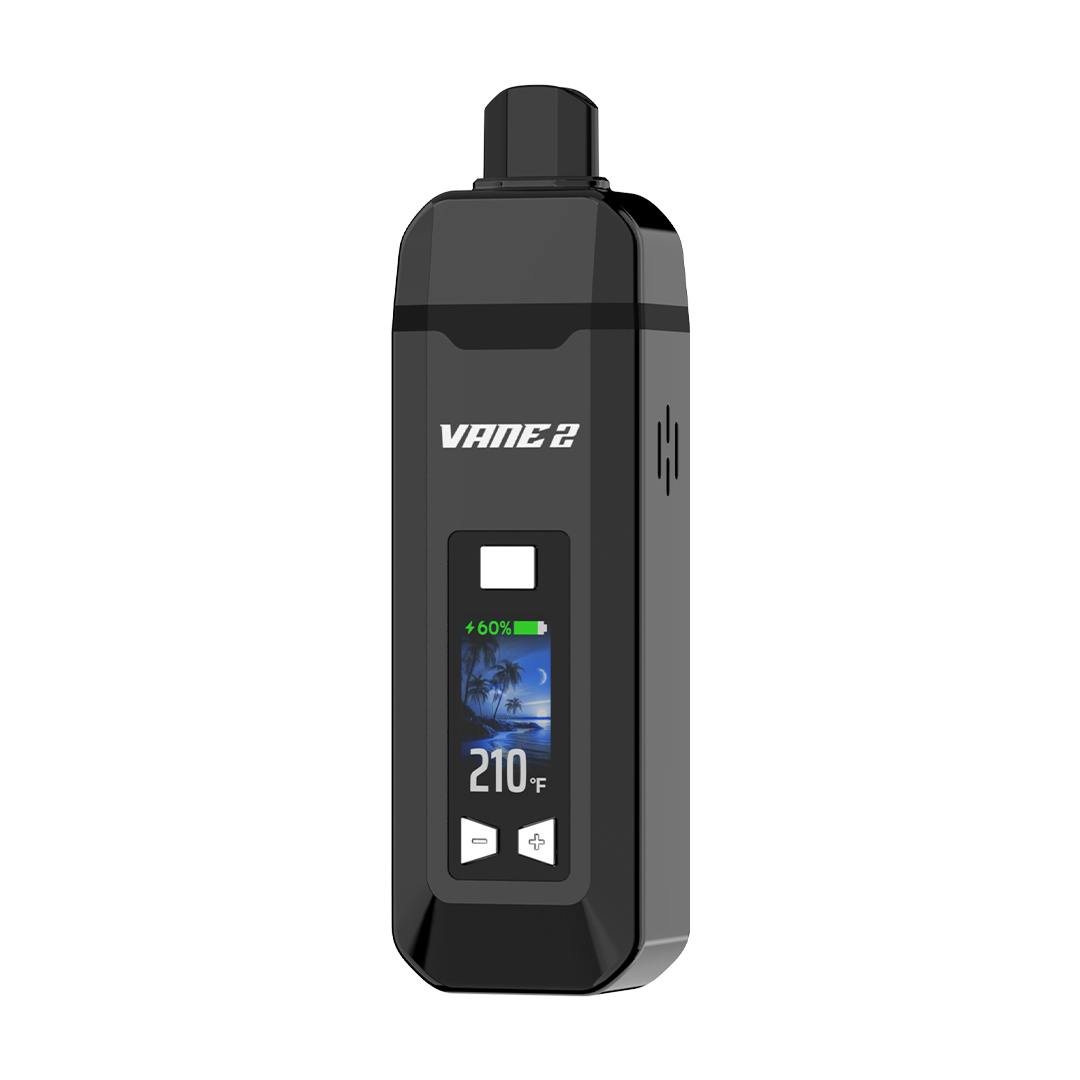 Vane 2 - Dry Herb Vaporizer - Obsidian Black | Accessories | Yocan |  SoulFlora (Rec) West Milford, NJ