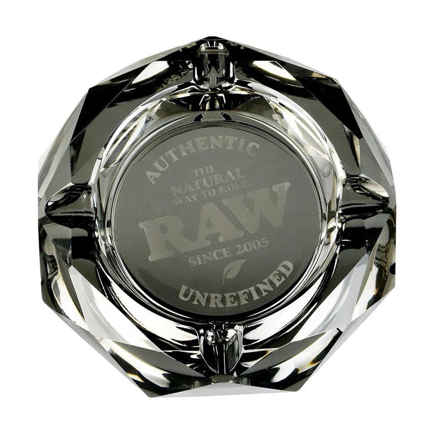 RAW - Prism Glass Ashtray - The Dark Side - 4.5