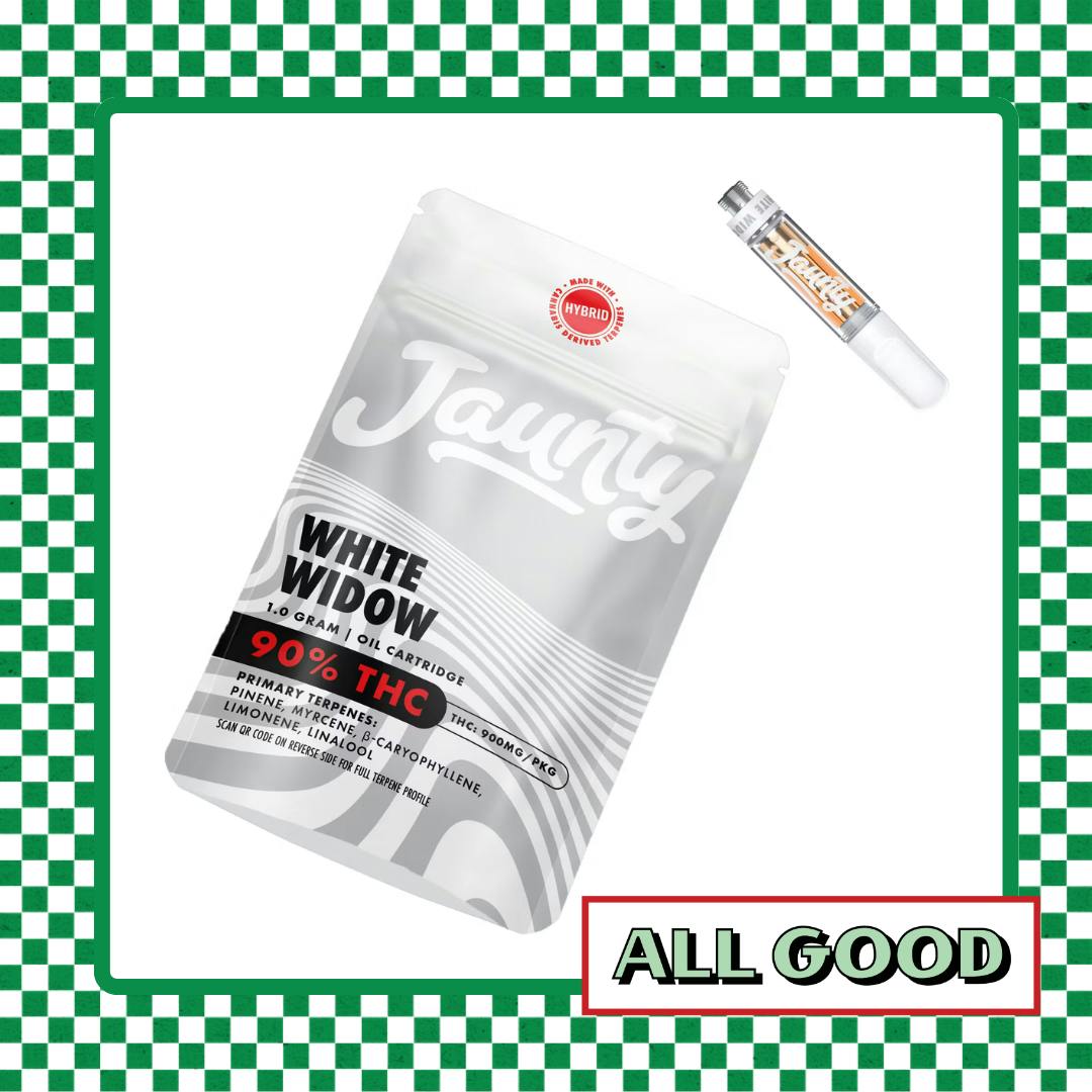 Jaunty | Blackberry Kush | AIO Vape | Indica | 1.5g - 1.5g | Vapes | Jaunty  | All Good Dispensary (Rec) | 3405 Avenue H Brooklyn, NY 11210