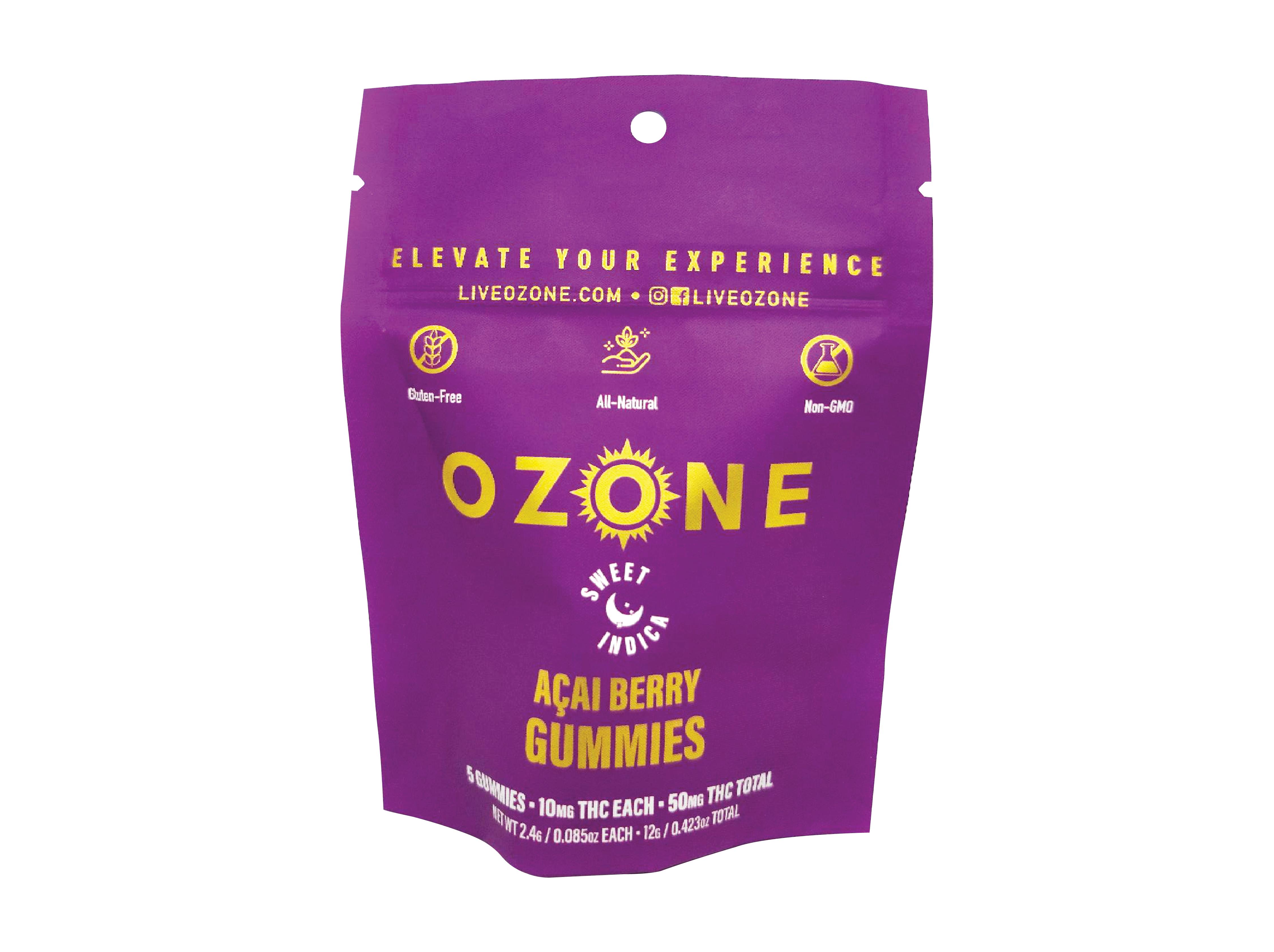 Acai Berry Gummies 5 Pack Ozone Fairview Heights (Rec)