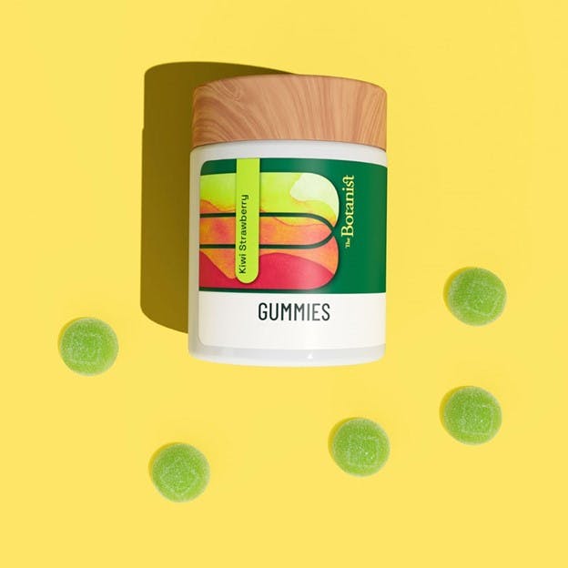 Shop 11 Kiwi Strawberry THCCBN Gummies 4 Pack 0.04g Edibles by Botanist Fairview Heights