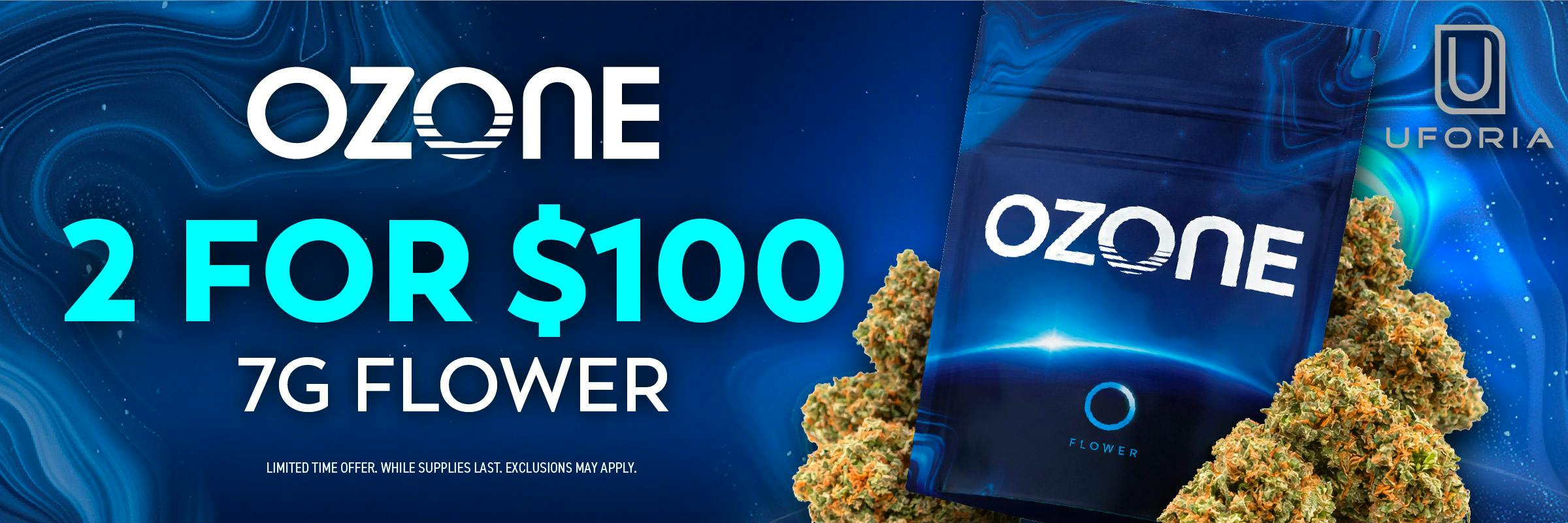 OZONE TWO 7G FOR $100