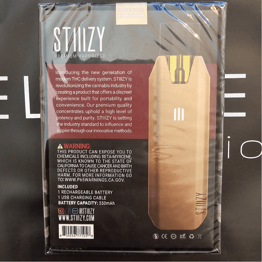 Shop Stiiizy Rose Gold Stiiizy Advanced Battery Kit - 1n/a Accessories ...