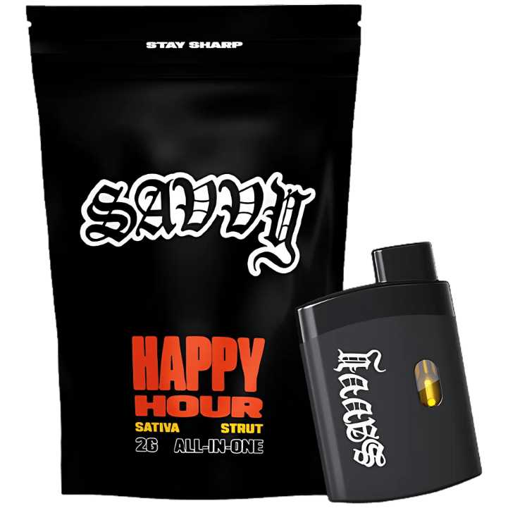 SAVVY STRUT | "KICKBACK" FRESH BERRY AIO DISPOSABLE - 2G - 2g | VAPORIZERS  | SAVVY | A-Z Supply (Rec) | 1283 Broad Street Bloomfield, NJ 07003