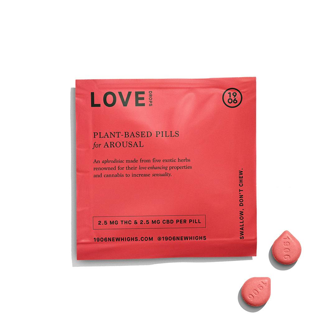 1906 - Love Pills 1:1 THC:CBD (Sugar Free) - 4pk - 10mg - 10mg by