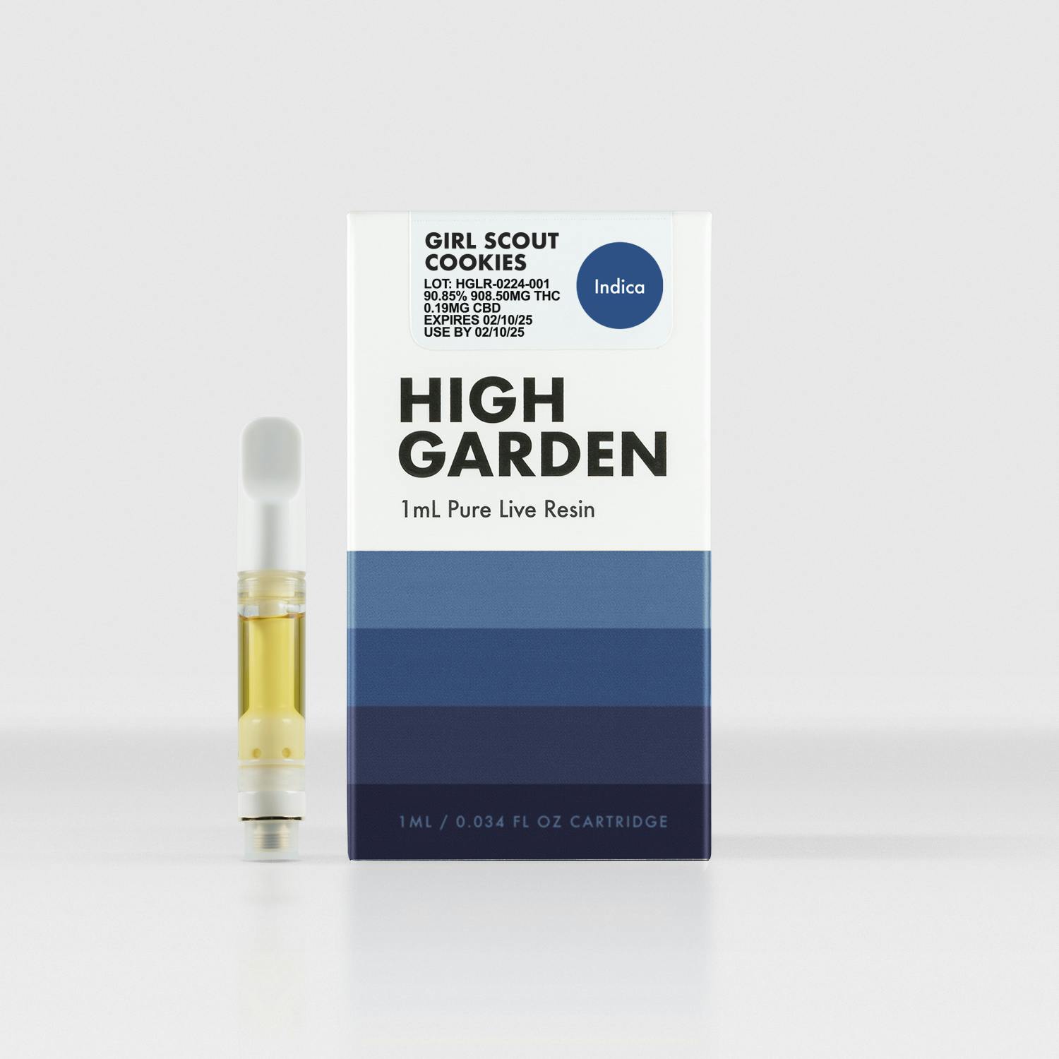 High Garden - Girl Scout Cookies - Live Resin Vape Cartridge - 1g - 1g by  High Garden: Buy Online | Cannabis Realm