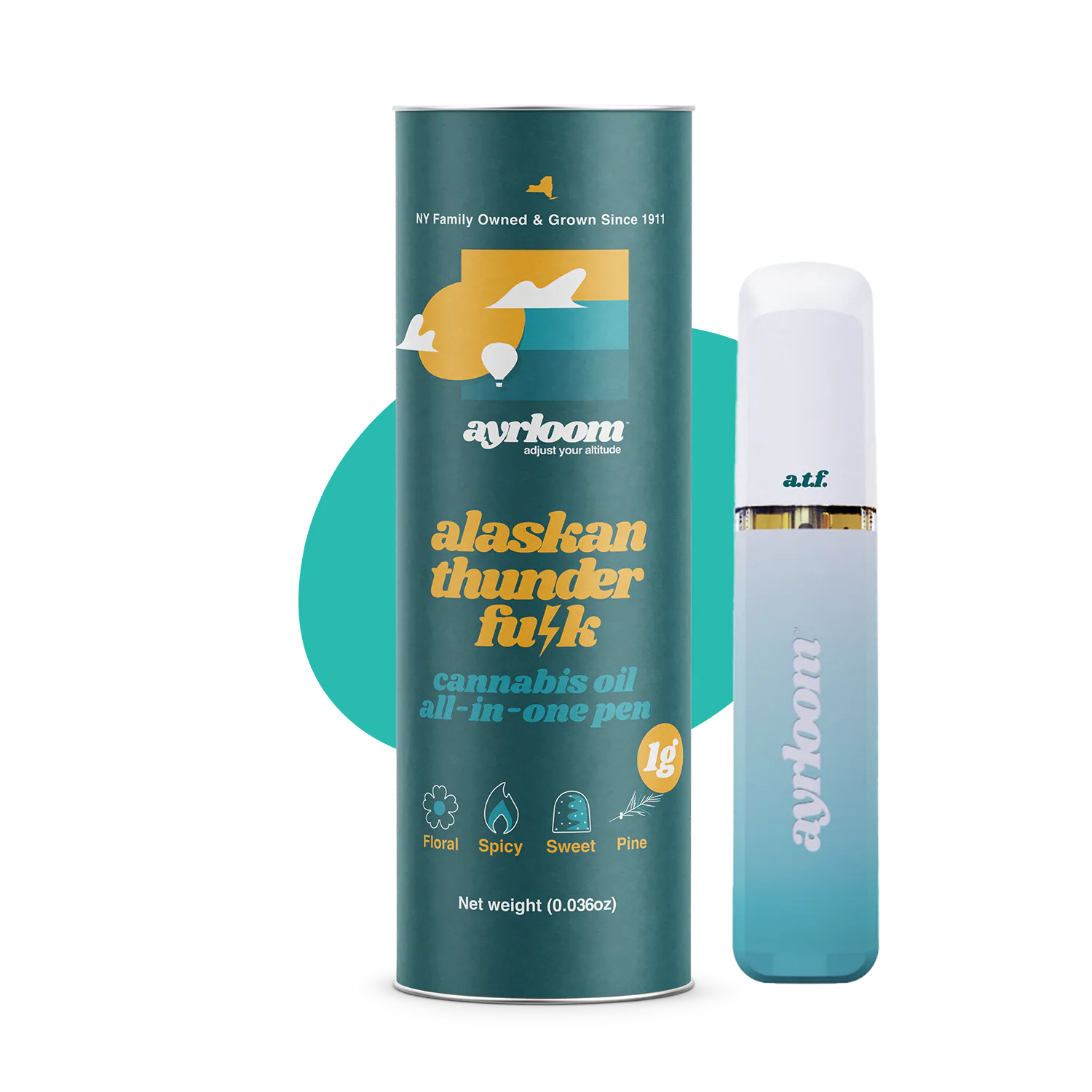 Ayrloom - Alaskan Thunder Fuck - Disposable Vape - 1g - 1g by Ayrloom | Buy Online White Plains NY Ayrloom - Alaskan Thunder Fuck - Disposable Vape - 1g - 1g by Ayrloom | Buy Online White Plains NY