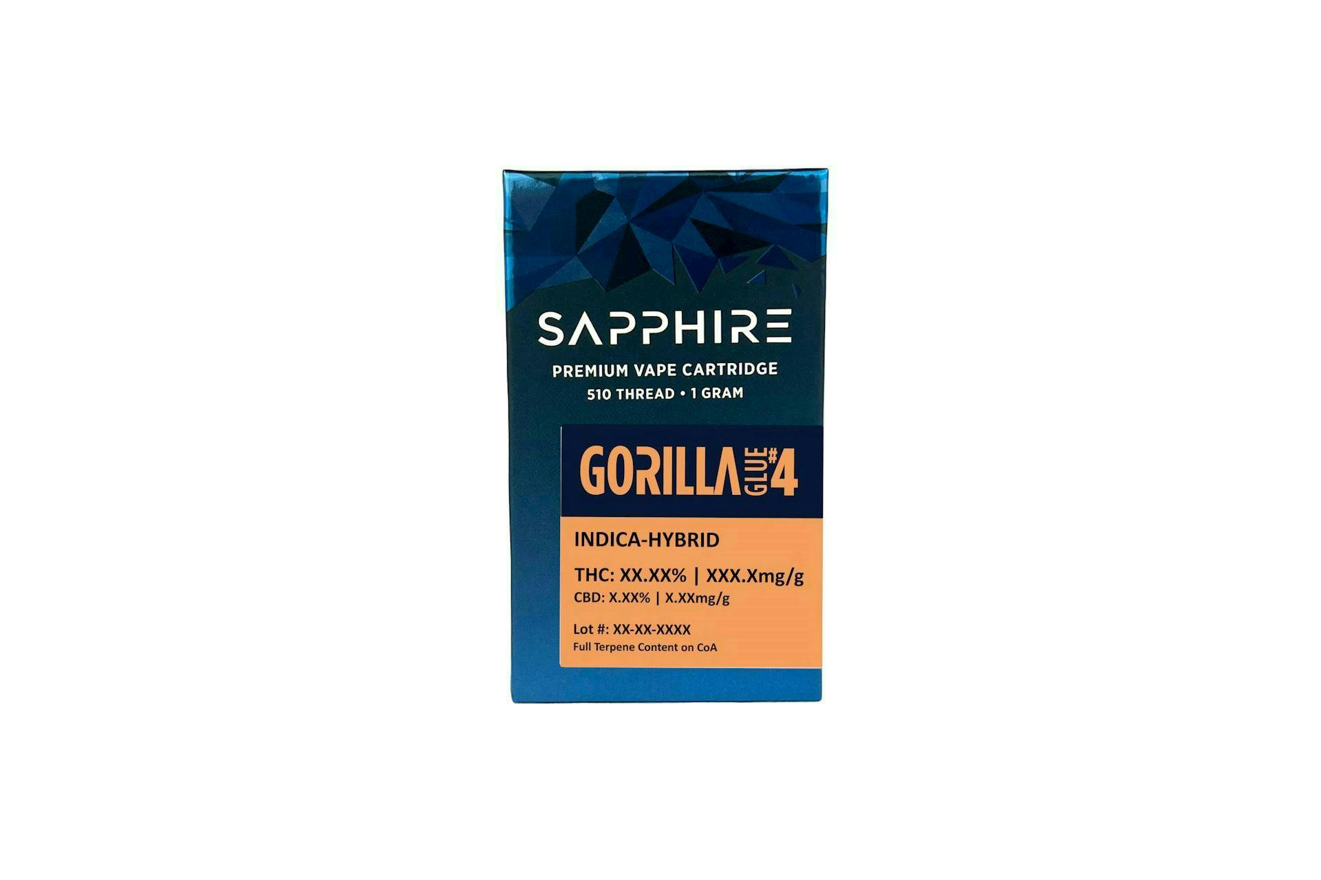 Sapphire - Alien OG - Vape Cartridge - 1g - 1g by Sapphire