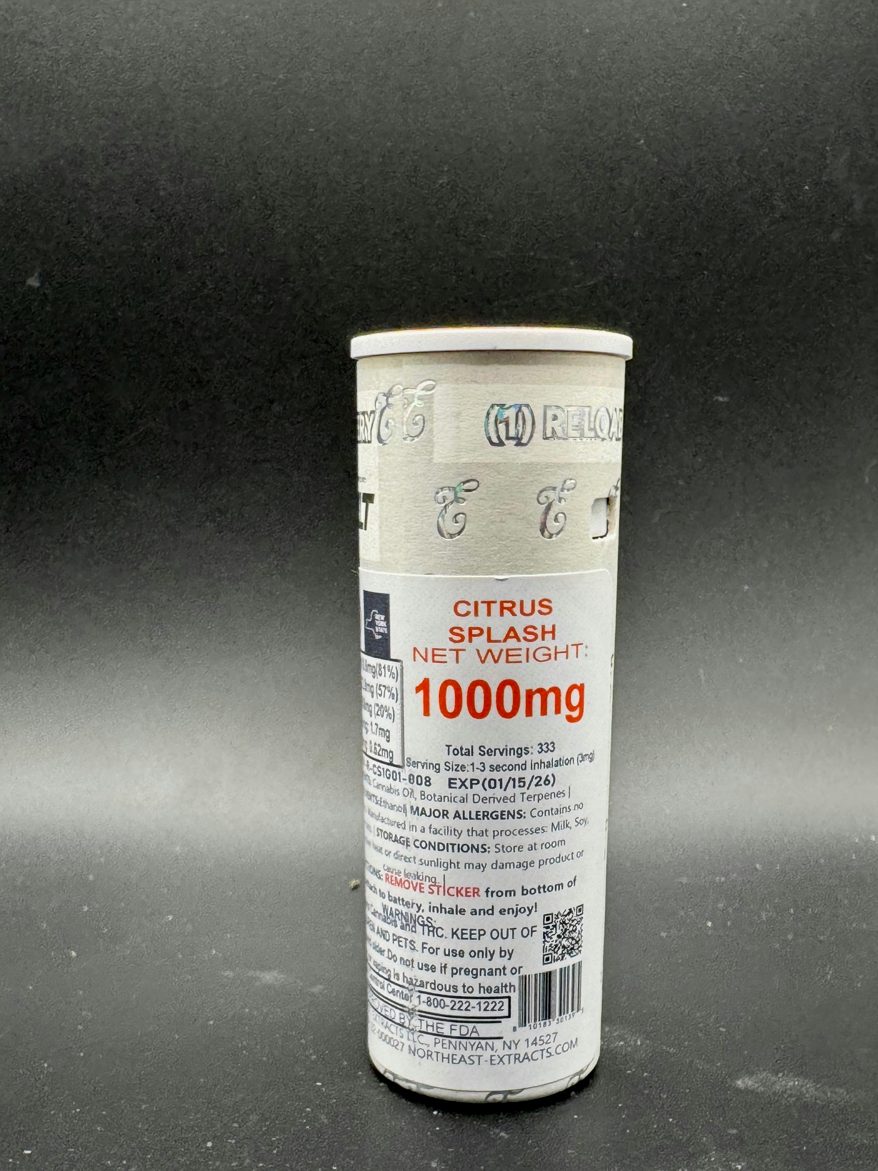 Eureka - Citrus Splash 2:1 THC:CBC - Disposable Vape - 1g - 1g by Eureka