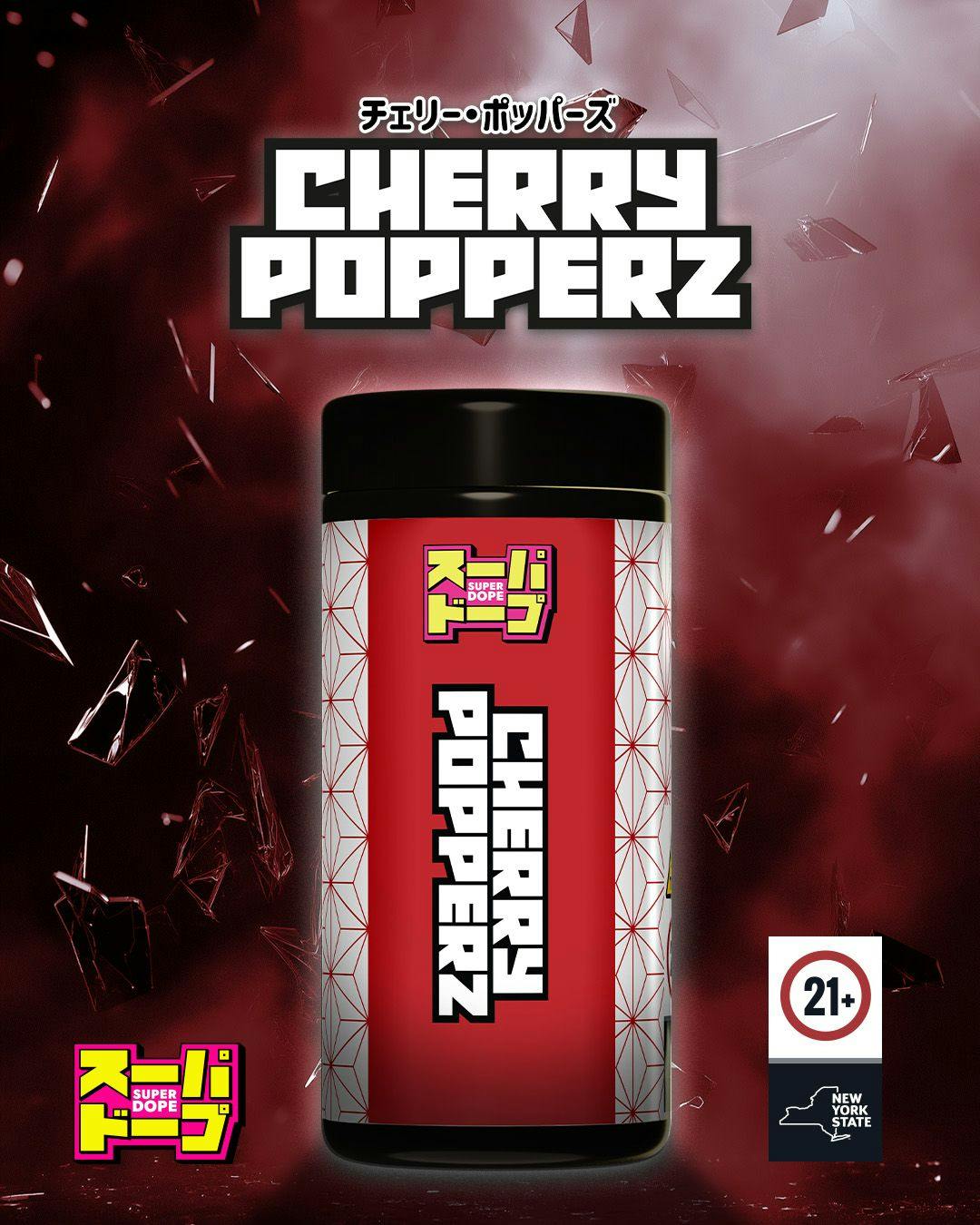 Super Dope - Cherry Popperz (Indoor) - 7g - 7g by Super Dope: Buy