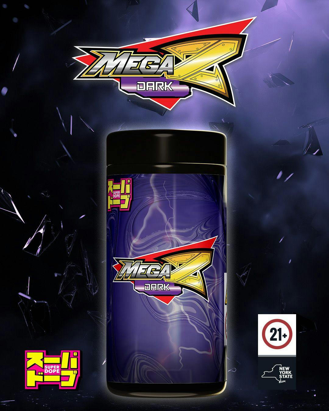 DEEP SOUTH ✴︎Mega Rare✴︎ Texas OG Dope Super Dope - Mega Z Dark (Indoor) - 7g - 7g by Super Dope