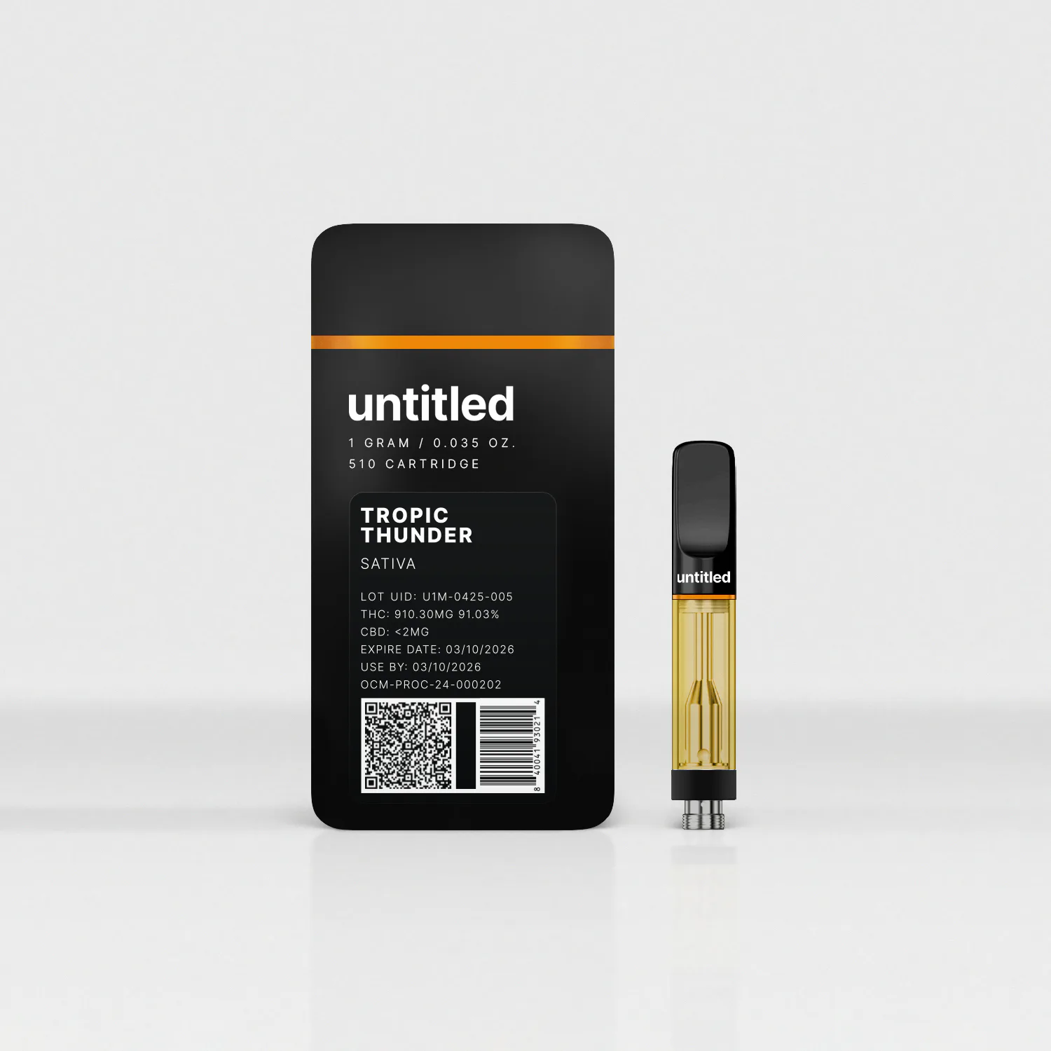 Untitled - Tropic Thunder - Vape Cartridge - 1g - 1g by Untitled | Buy Online White Plains NY Untitled - Tropic Thunder - Vape Cartridge - 1g - 1g by Untitled | Buy Online White Plains NY