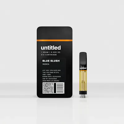Untitled - Blue Slush - Vape Cartridge - 1g - 1g by Untitled | Buy Online White Plains NY Untitled - Blue Slush - Vape Cartridge - 1g - 1g by Untitled | Buy Online White Plains NY