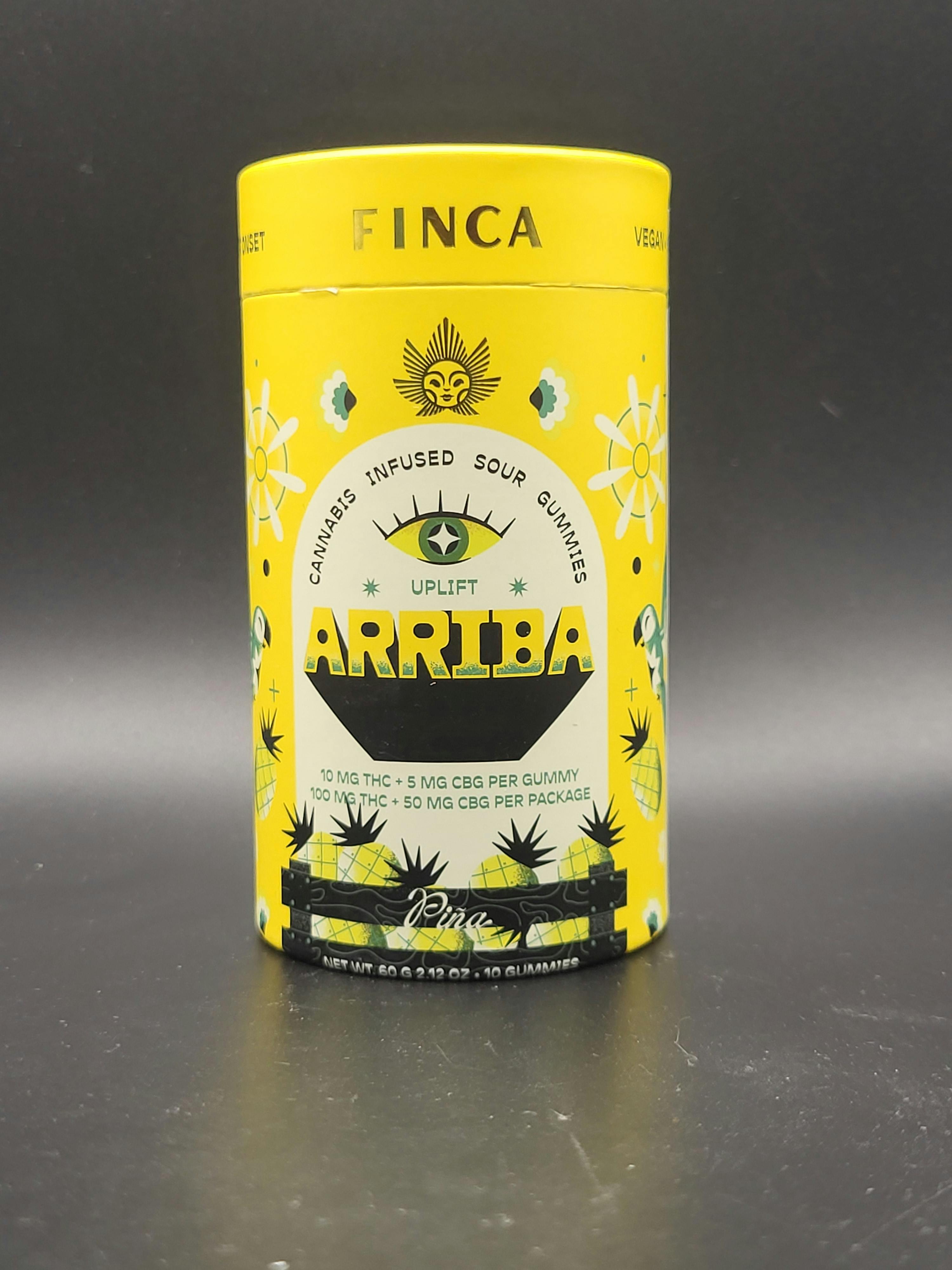 NY Finca - Ariba Piña (Pineapple) Energy Uplift 2:1 THC:CBG - 10pk