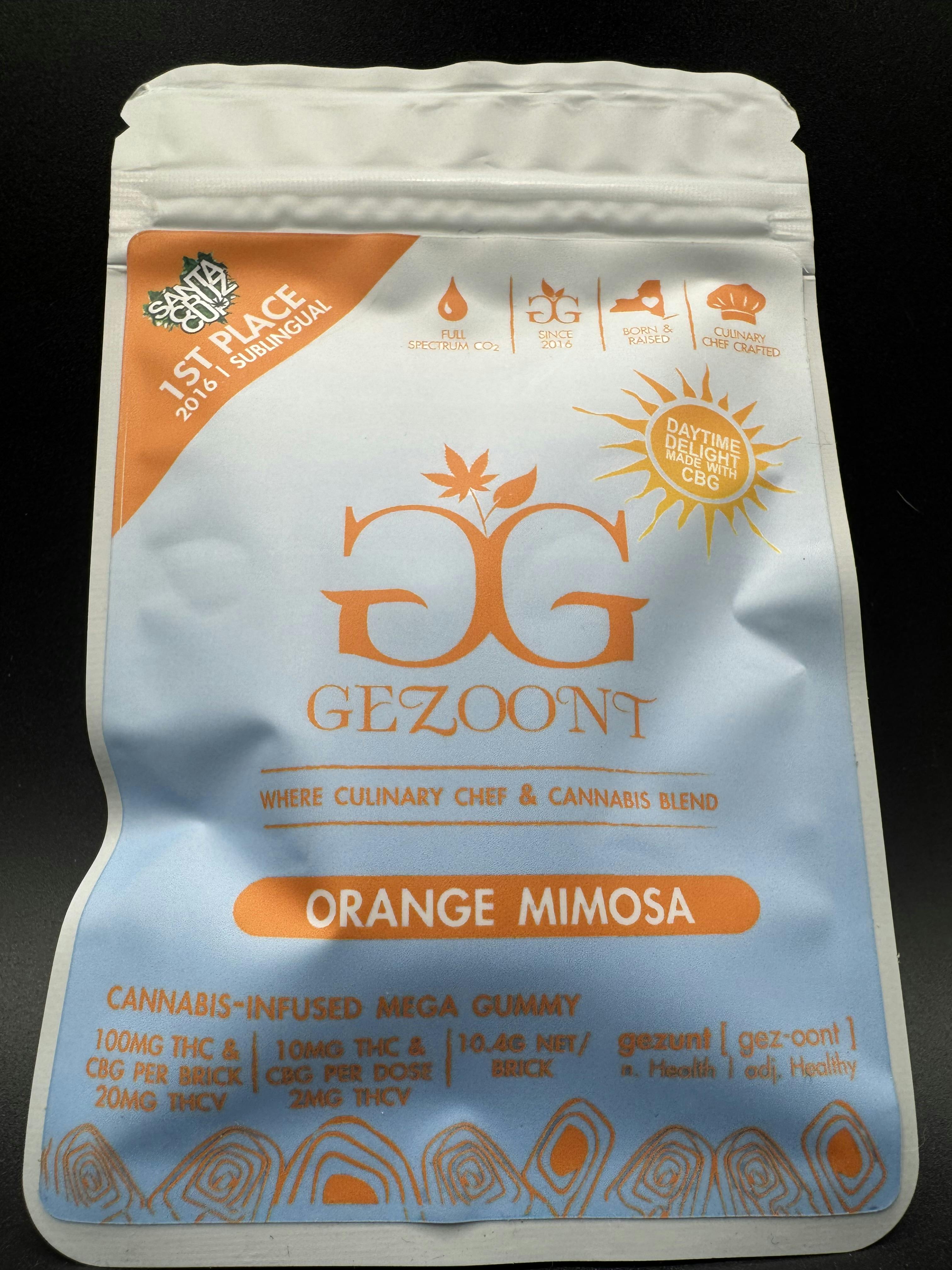 Gezoont - Orange Mimosa - Daytime Delight 5:5:1 THC:CBG:THCv