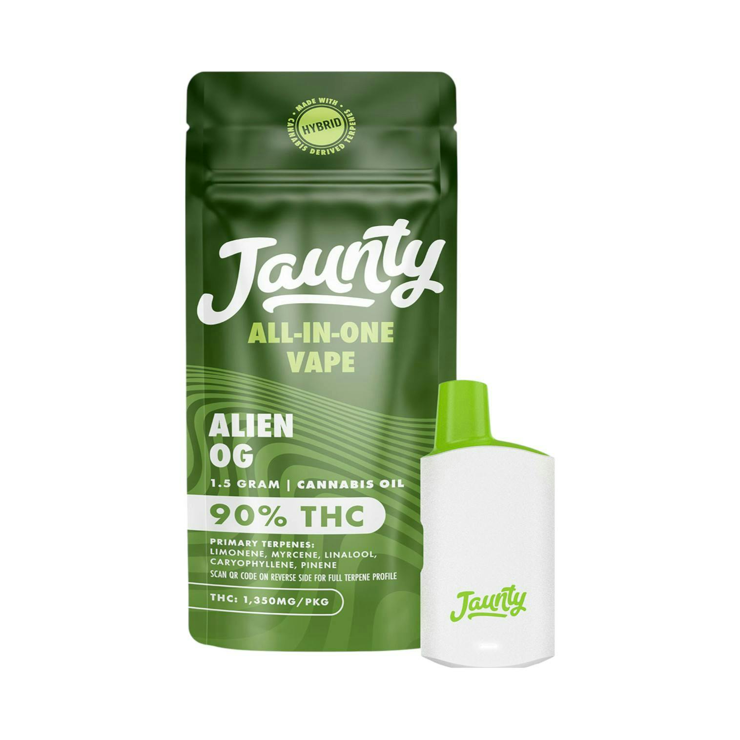 Jaunty - Alien OG - Disposable Vape - 1.5g - 1.5g by Jaunty